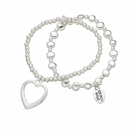 DOUBLE BRACELET WITH HEART