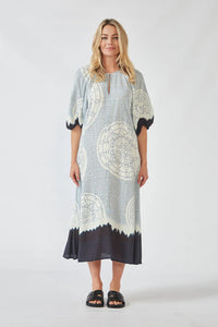 COYA DRESS - BLUE PRINT