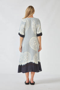 COYA DRESS - BLUE PRINT