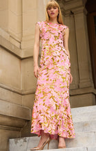Load image into Gallery viewer, HEAVENLY HEIGHTS MAXI DRESS PINK GOLD