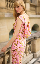 Load image into Gallery viewer, HEAVENLY HEIGHTS MAXI DRESS PINK GOLD
