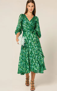 ORCHID WRAP DRESS