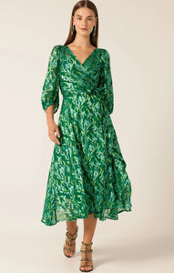 ORCHID WRAP DRESS