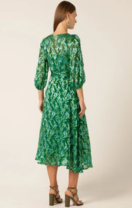 ORCHID WRAP DRESS