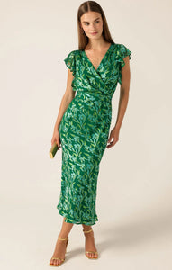 FLEUR DE LYS MIDI DRESS