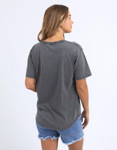 Load image into Gallery viewer, IN BLOOM TEE - WASHED BLACK