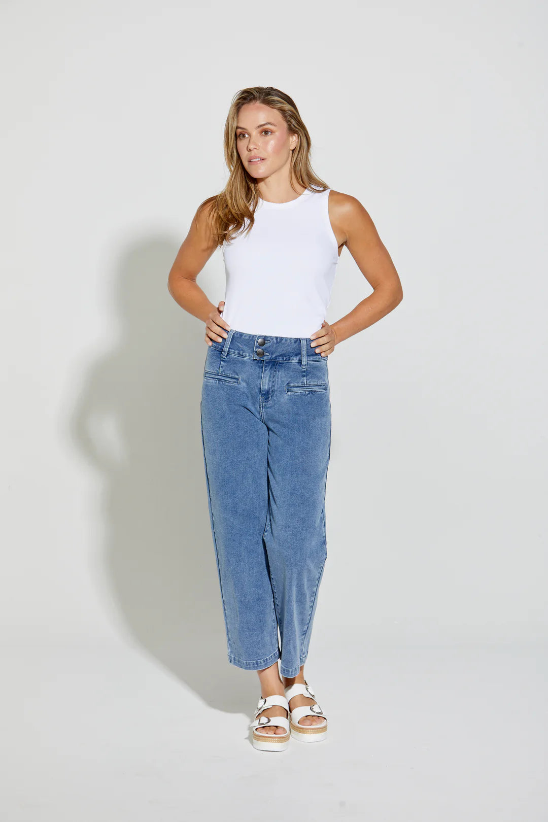 CHRISTOW WIDE LEG JEANS
