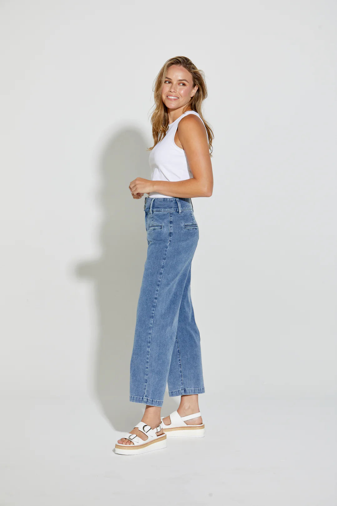 CHRISTOW WIDE LEG JEANS
