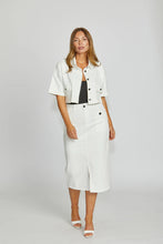 Load image into Gallery viewer, TROY CROPPED JACKET - MILK