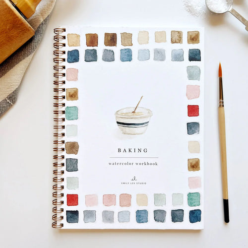 BAKING WATERCOLOUR WORKBOOK