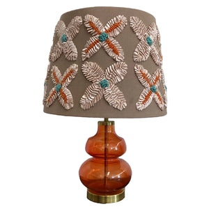 LAMPSHADE - TAPERED TAHITI EMBROIDERED