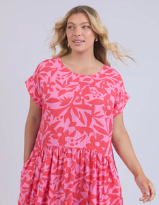 SUNSET HOUR DRESS - STRAWBERRY