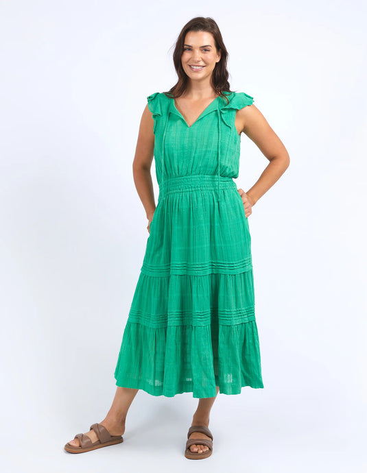 ISABELLA DRESS - GREENBRIAR