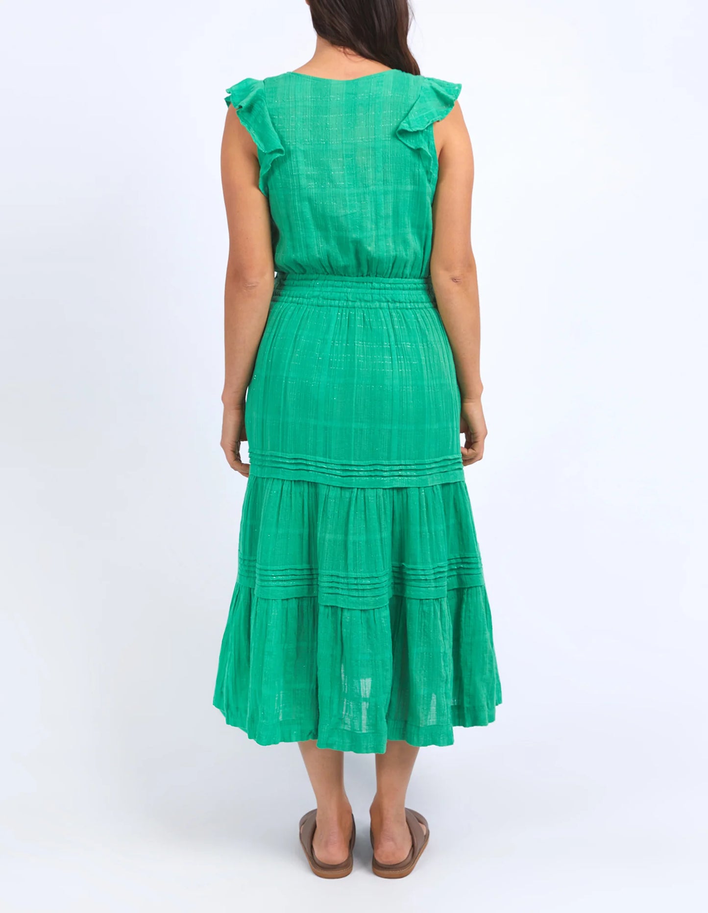 ISABELLA DRESS - GREENBRIAR