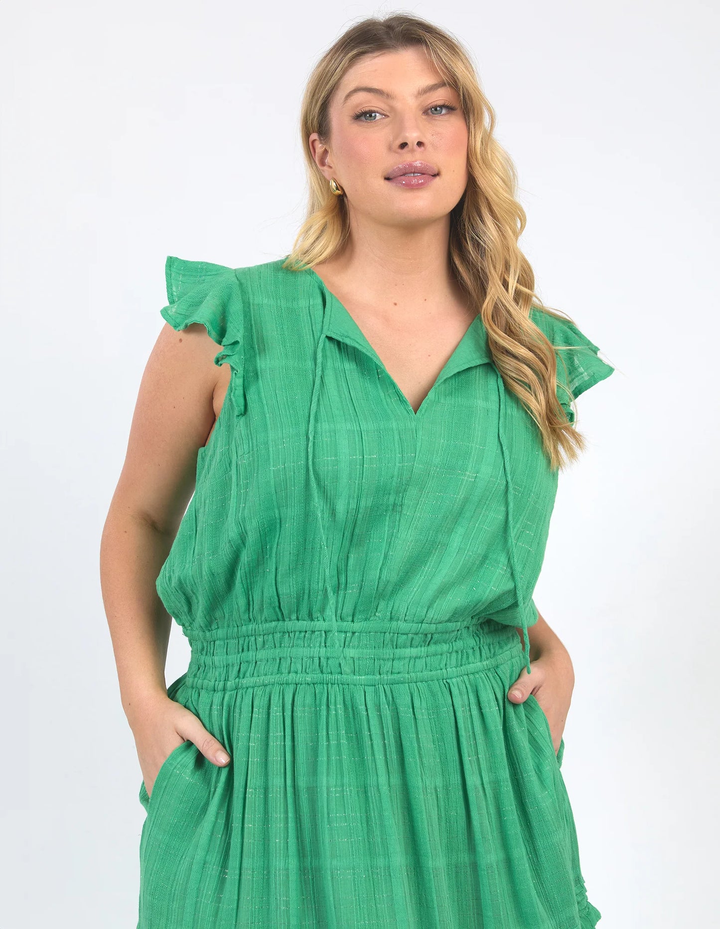ISABELLA DRESS - GREENBRIAR
