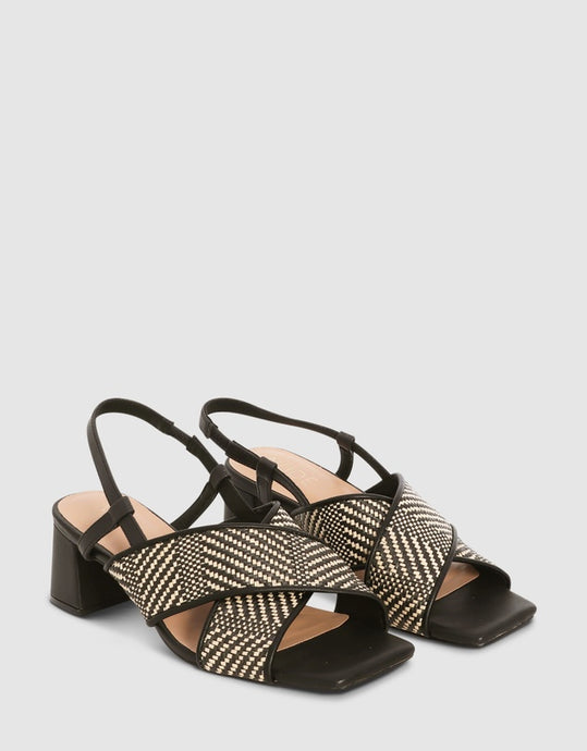APRIL HEEL - BLACK MIX