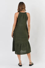 Load image into Gallery viewer, LINEN DRESS - SLEEVELESS KHAKI