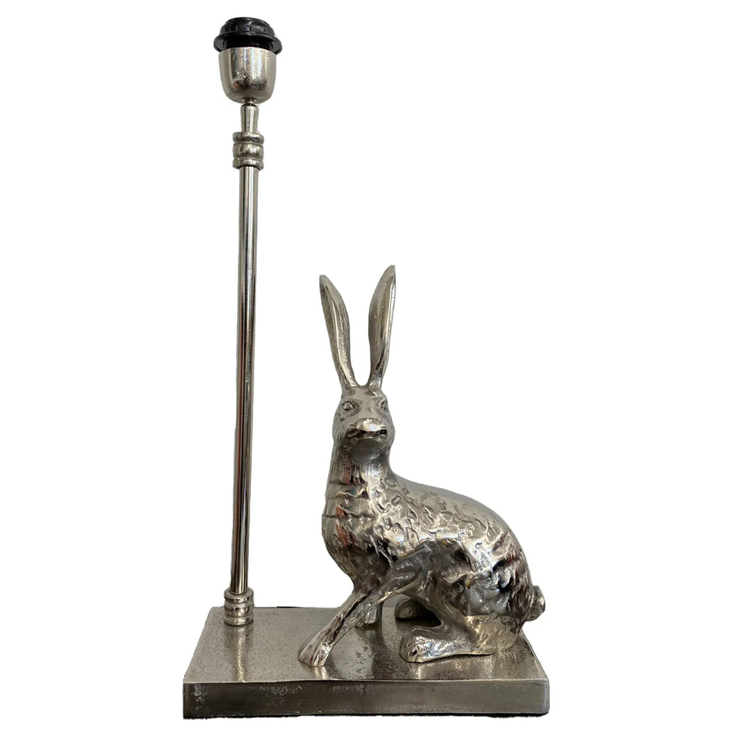 Hare Lamp Base - Raw Nickel