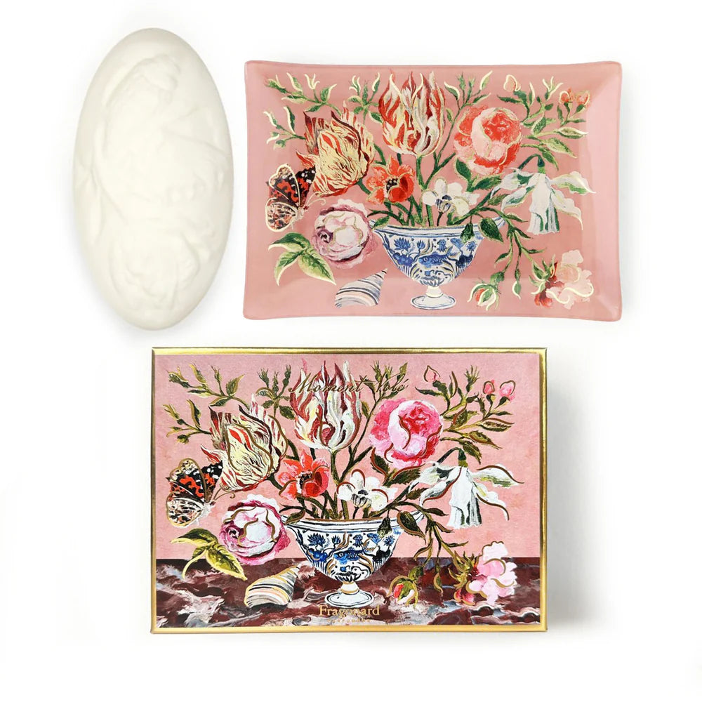 FRAGONARD MOMENT VOLÉ PERFUMED SOAP & DISH