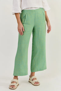 LINEN PANTS - CATERPILLER