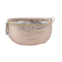 Load image into Gallery viewer, METALLIC BUM BAG -  CHAMPAGNE