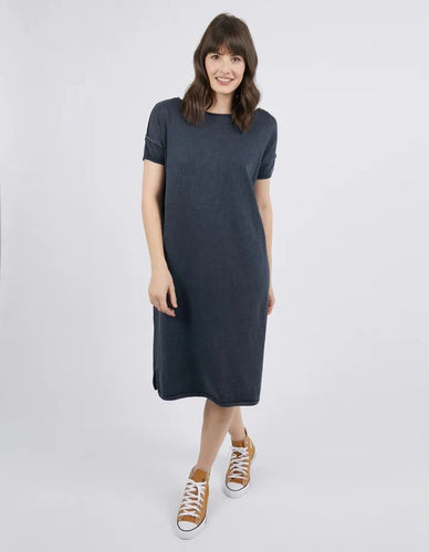 MARGOT KNIT DRESS - NAVY