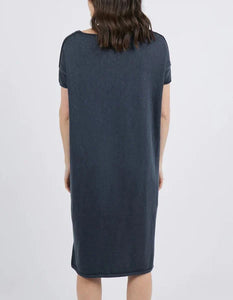 MARGOT KNIT DRESS - NAVY