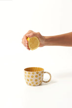 Load image into Gallery viewer, CHINO MUG SET OF 2 - MUSTARD DOT