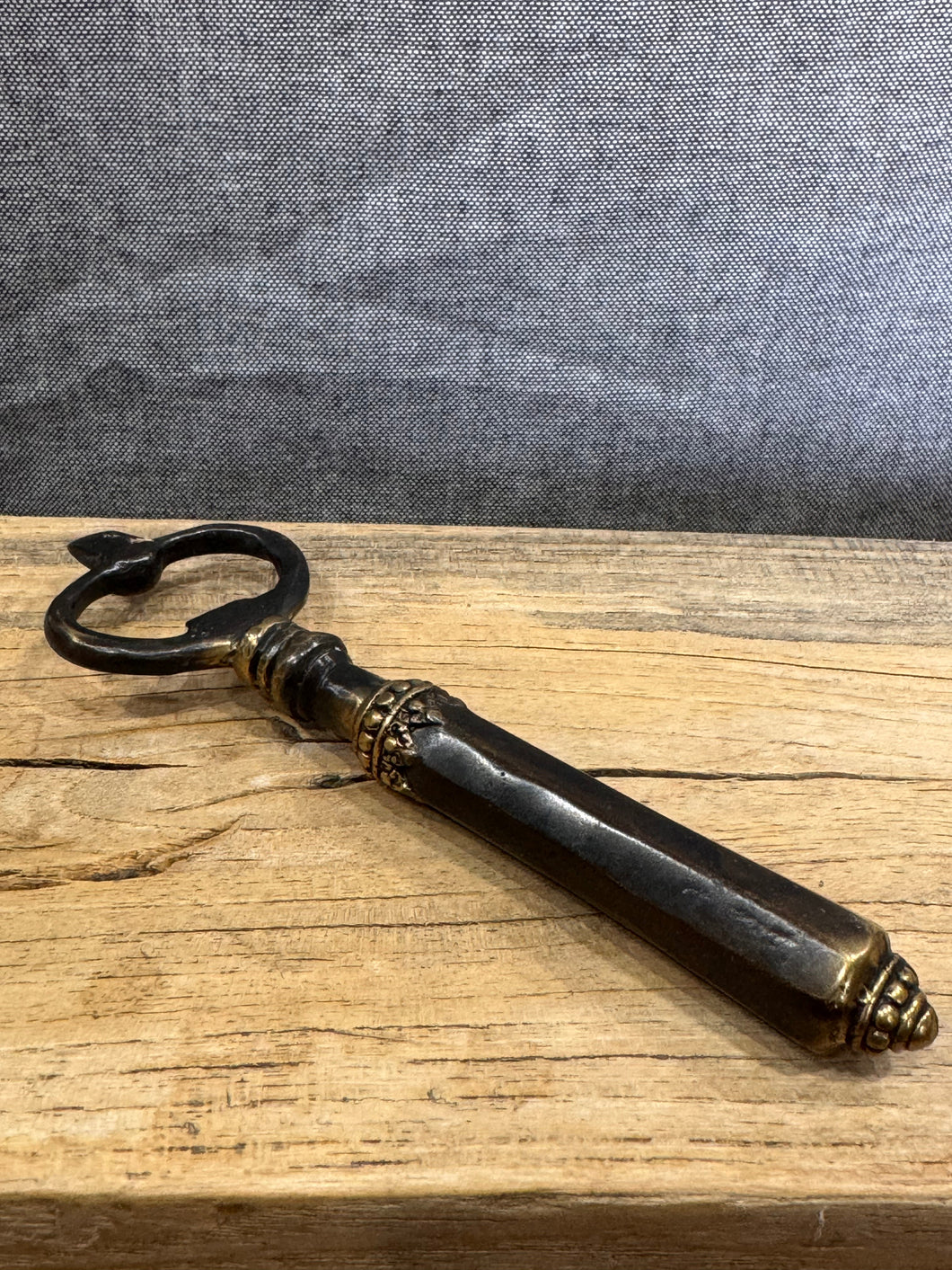 BURNISHED BRASS BOTTLE OPENER