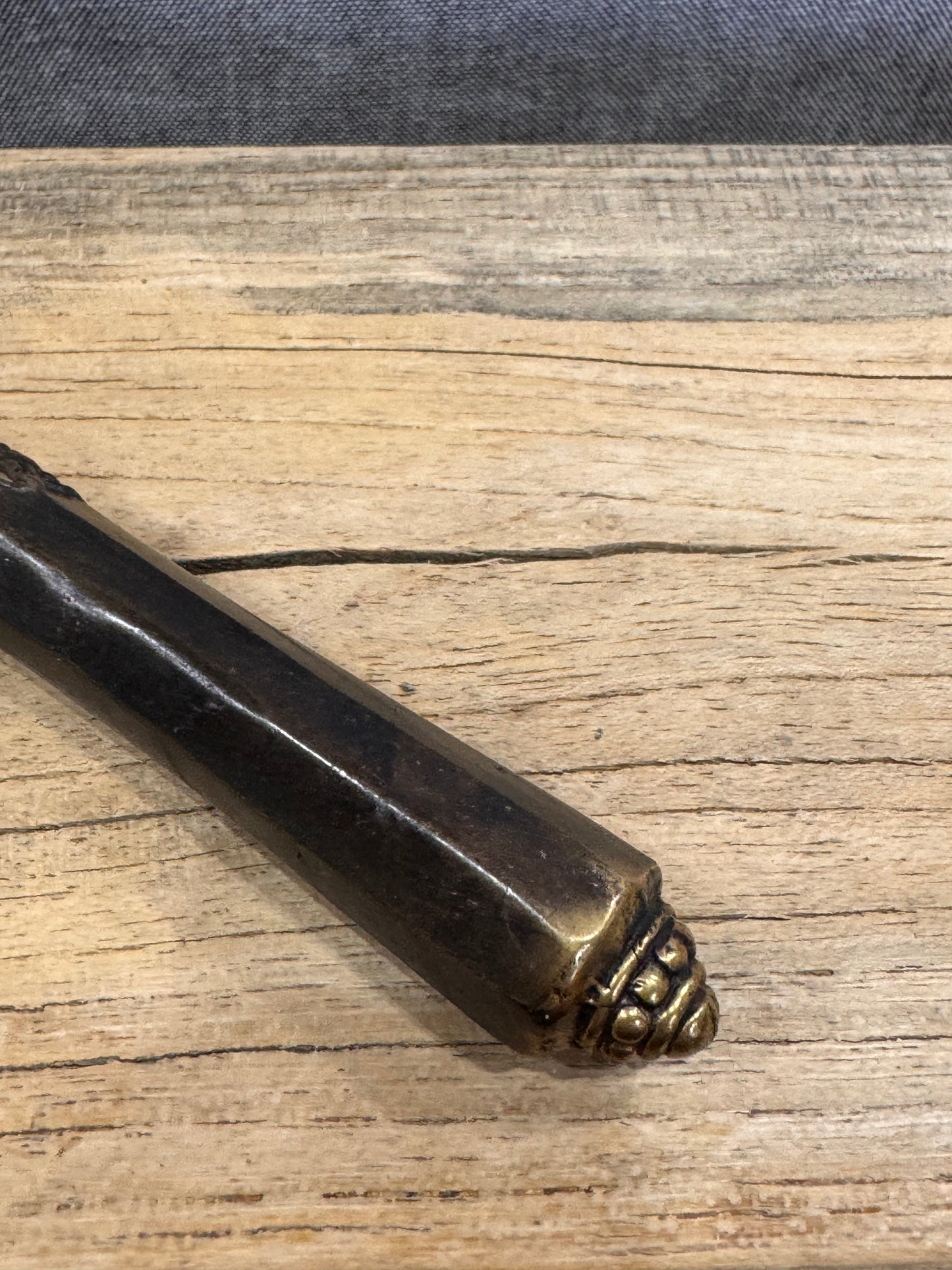 BURNISHED BRASS BOTTLE OPENER