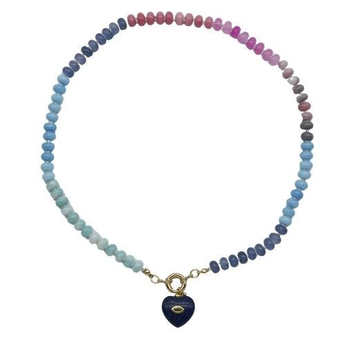 PARISIAN COOL GEMSTONE NECKLACE