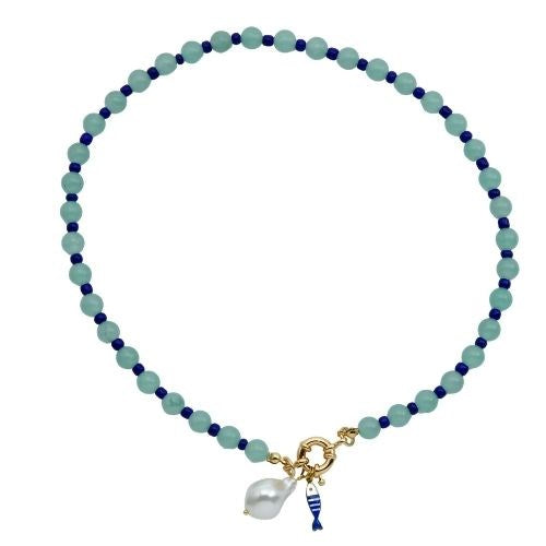 PARISIAN COOL GEMSTONE NECKLACE