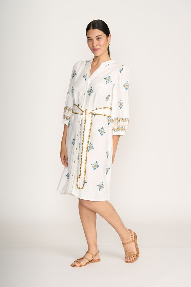 SEW & SEW DRESS - PINK TILE