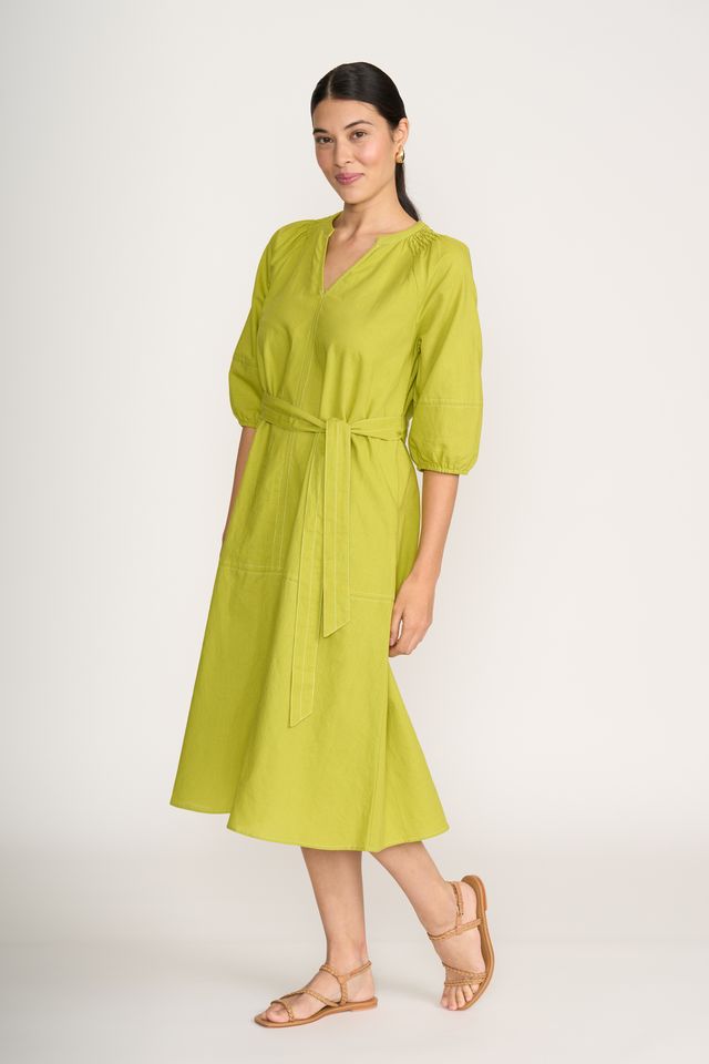 SHOUT ABOUT DRESS - CHARTREUSE