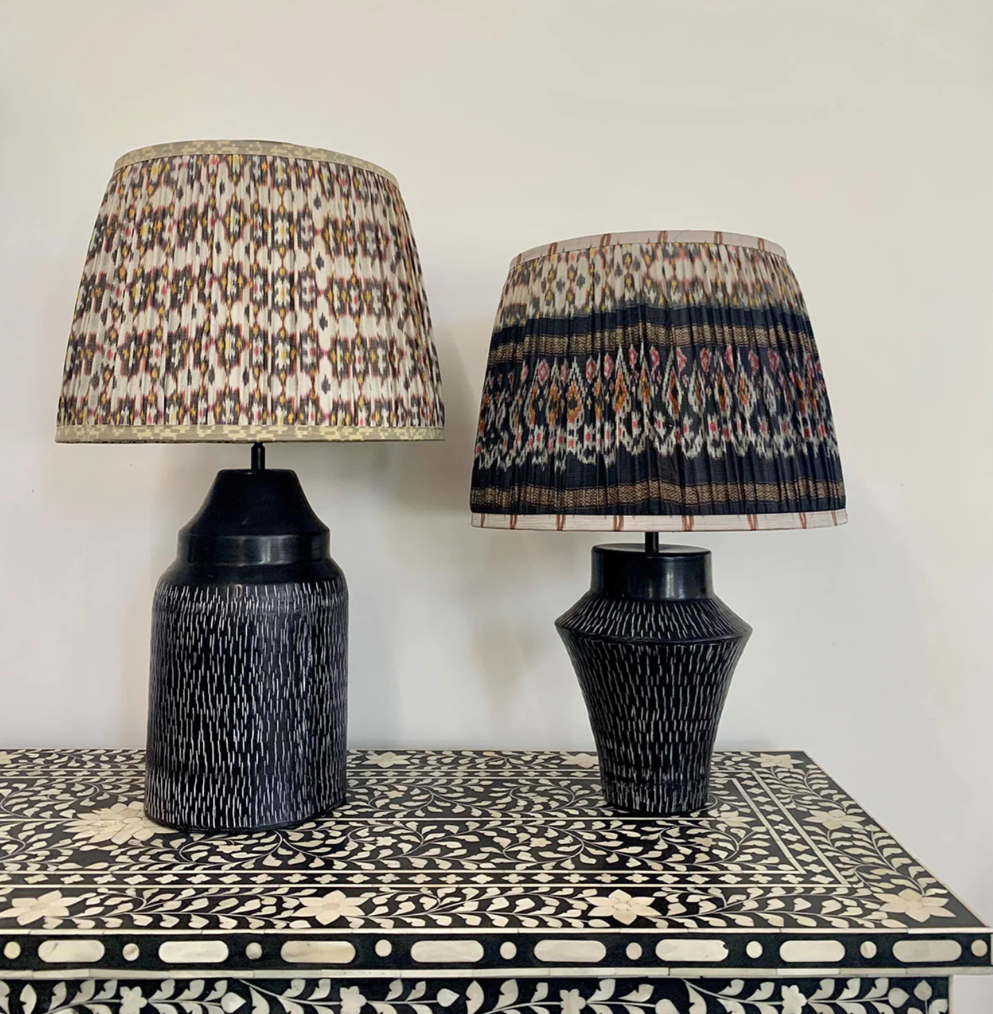 Tribal Lamp Base Black