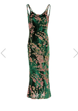 Load image into Gallery viewer, WALK ON BIAS DRESS - GREEN