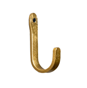 COAT HOOK - Round Brass