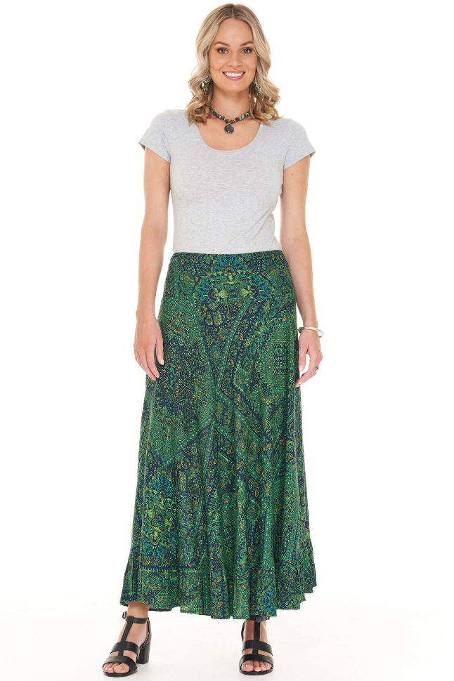 GIGI MAXI SHIRRED SKIRT/DRESS