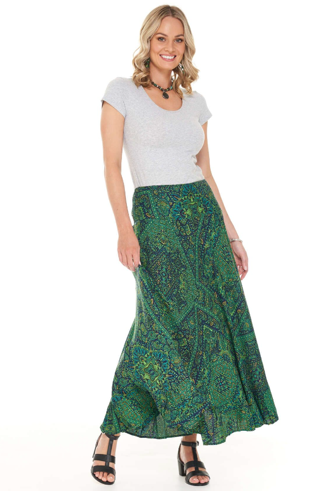 GIGI MAXI SHIRRED SKIRT/DRESS
