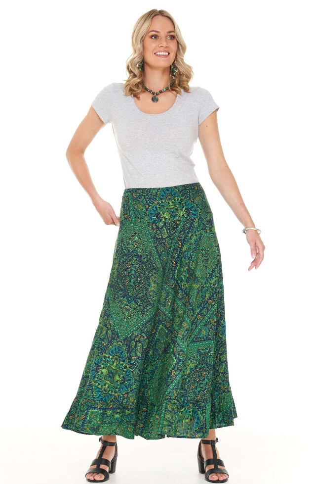 GIGI MAXI SHIRRED SKIRT/DRESS