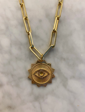 Load image into Gallery viewer, EVIL EYE PENDANT WITH DIAMONDS