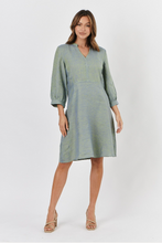Load image into Gallery viewer, LINEN MIDI DRESS - WAKAME