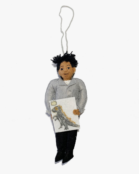 FELT DECORATION -JEAN-MICHEL BASQUIAT