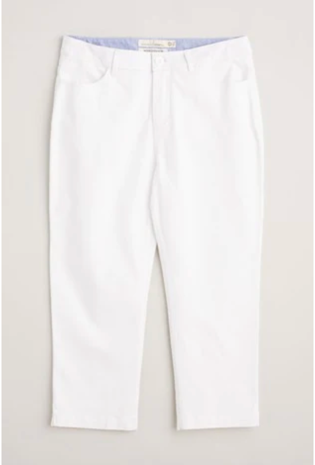 ALBERT QUAYS CROPPED PANTS - SALT