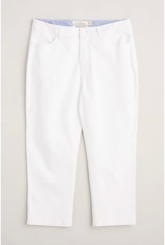 ALBERT QUAYS CROPPED PANTS - SALT