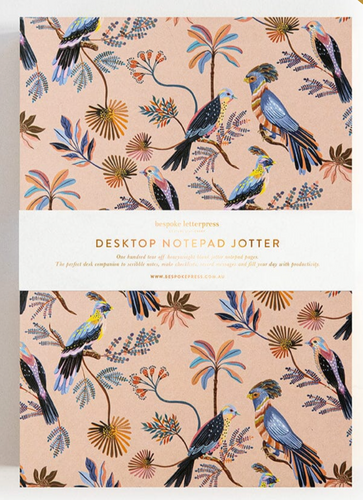 DESKTOP NOTEPAD JOTTER - SONG BIRDS