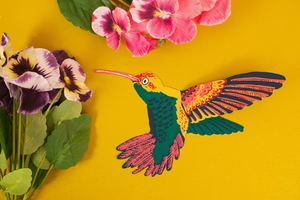 HUMMINGBIRD GREETING CARD