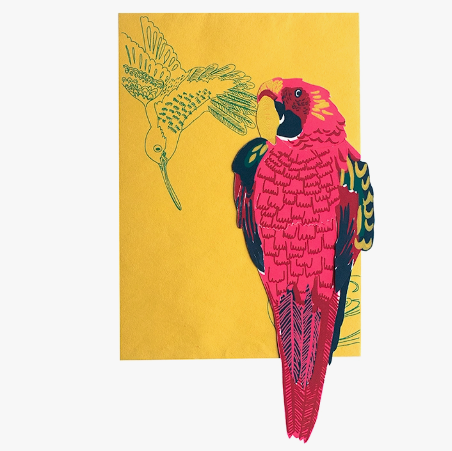 PARROT GREETING CARD