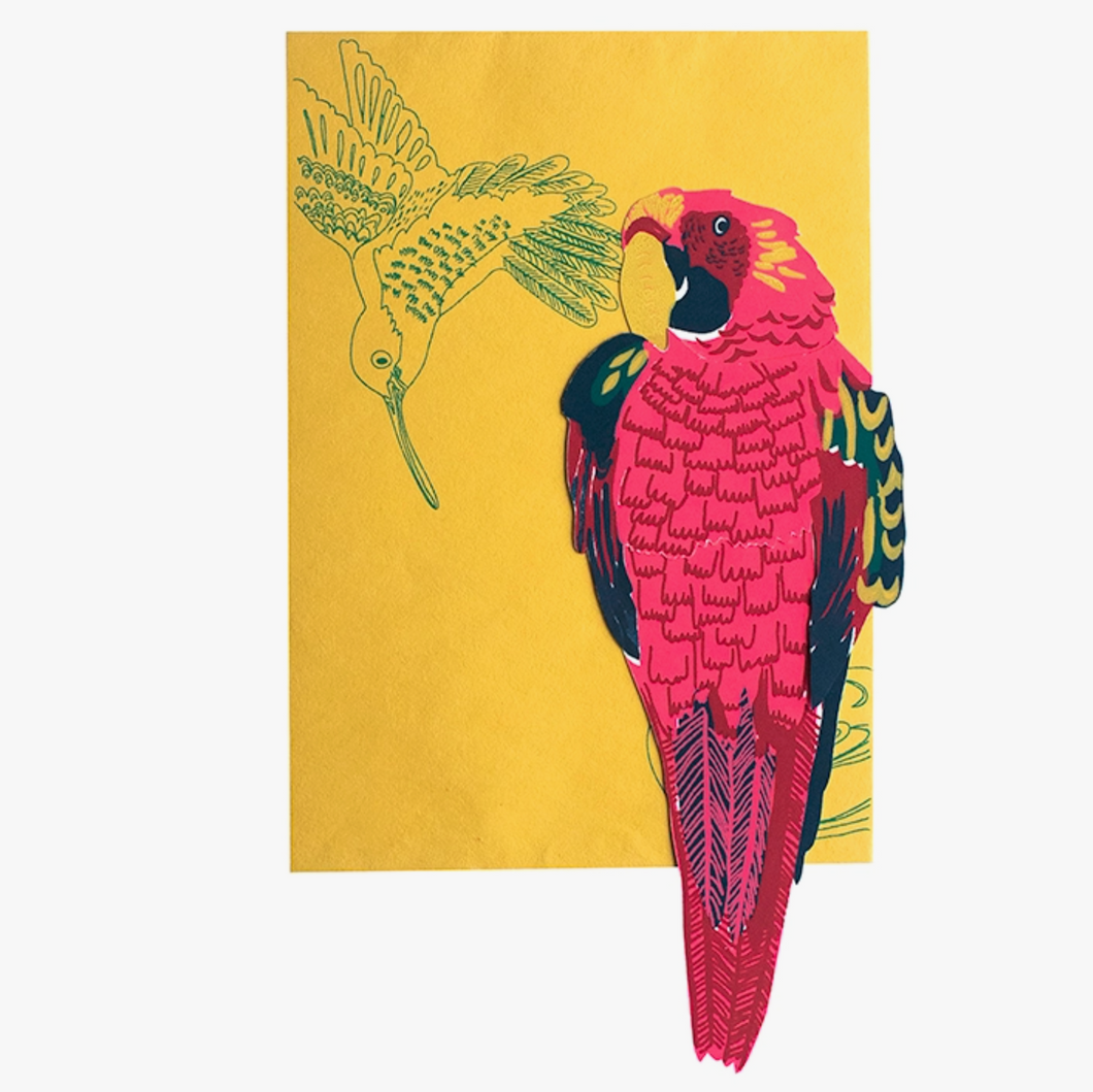 PARROT GREETING CARD