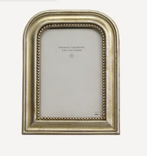 Load image into Gallery viewer, BEADED ARCH PHOTO FRAME SILVER